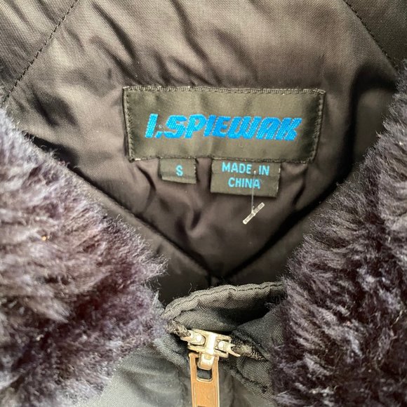 Rare 80’S SPIEWAK flight jacket Blac - Picture 3 of 4